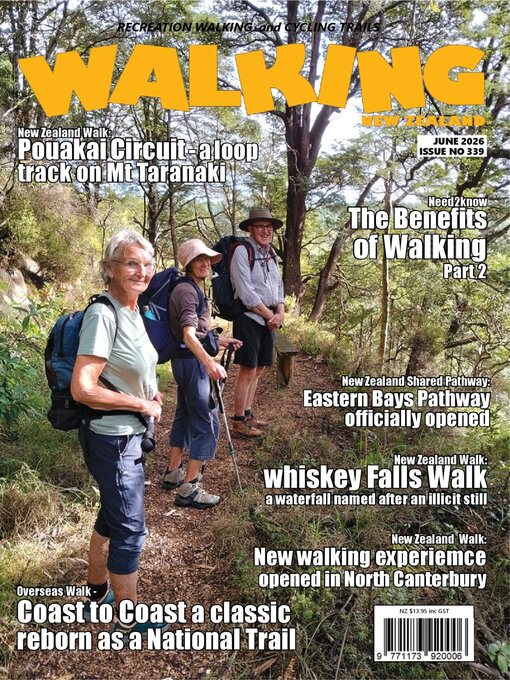 Cover image for Walking New Zealand 